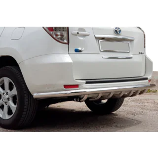 Rear protection bar AK005-15 (EV only, 2 pcs., stainless steel) Toyota Rav 4 2006-2013 photo 1