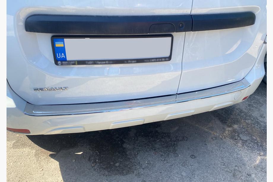 Renault Dokker 2013-2022 Rear Bumper Protector Carmos Stainless Steel Image