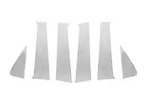 Dacia Duster 2018-2024 Stainless Steel Door Pillar Trim photo 4