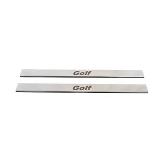 Door Sill Protectors Coupe Carmos (2 pcs, stainless steel) Volkswagen Golf 4 1997-2006 photo 2
