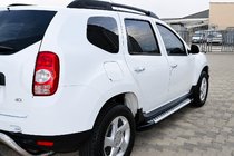 Dacia Duster 2008-2018 Side Steps X5-Type (2 pcs, Aluminum Profile) photo 1