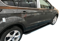 Skoda Karoq 2018- Side Steps Bosphorus Grey (2 pcs, Aluminum) photo 1