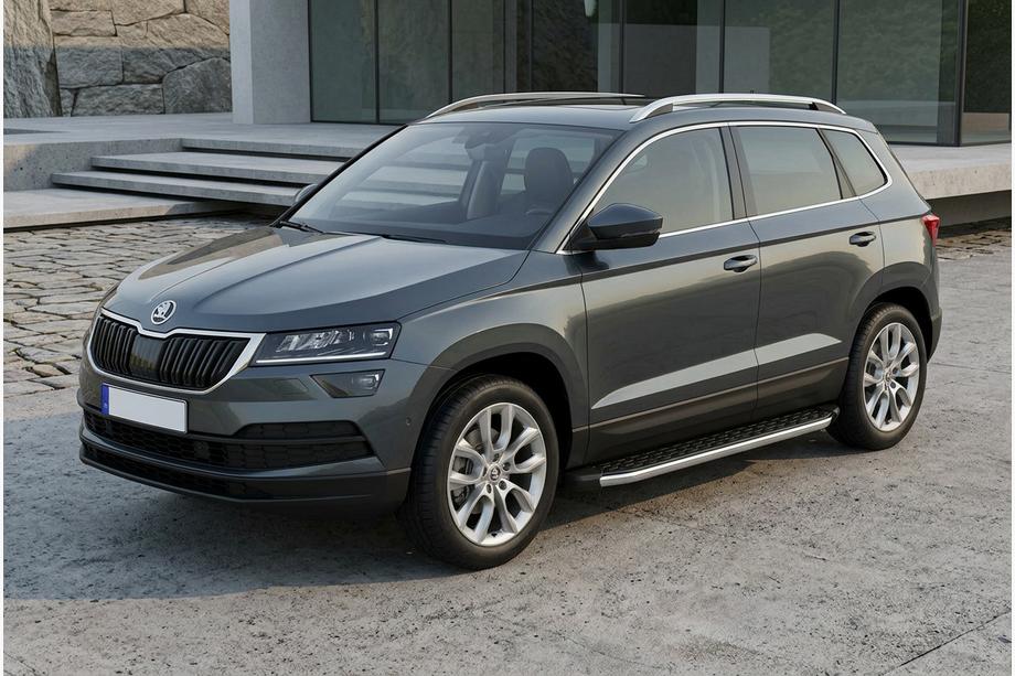 Skoda Karoq 2018- Side Steps BlackLine (2 pcs, Aluminum) Image