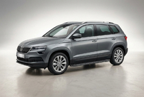Skoda Karoq 2018- Side Steps Allmond Black (2 pcs, Aluminum) photo 1