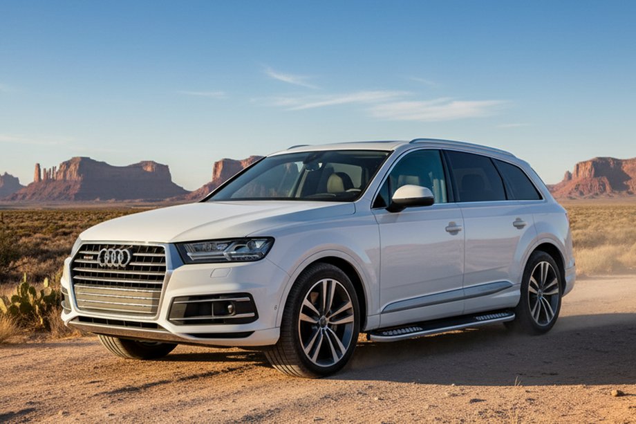 Audi Q7 2015–2026 Side Steps Tayga V2 (2 pcs, Aluminum) Photo 1