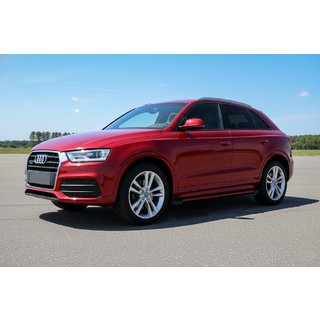 Side Steps Maya Red (2 pcs, Aluminum) Audi Q3 2011-2019 photo 1