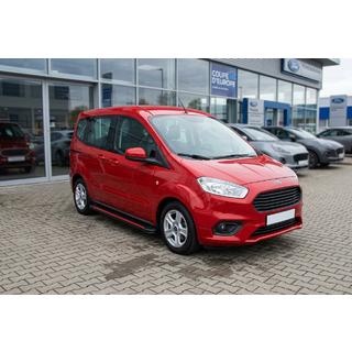 Side Steps Maya Red (2 pcs, Aluminum) Ford Courier 2014-2023 photo 1