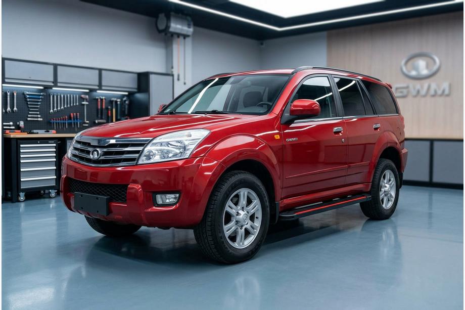 GreatWall Haval/Hover H3 2005-2013 Side Steps Maya Red (2 pcs, Aluminum) Image