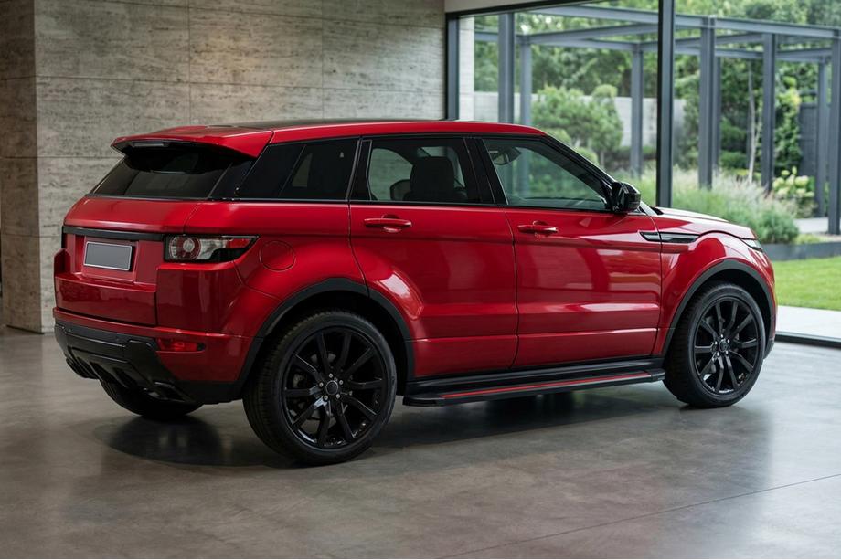 Range Rover Evoque 2012-2018 Side Steps Maya Red (2 pcs, Aluminum) Image