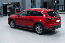 Mazda CX-9 2017- Side Steps Maya Red (2 pcs, Aluminum) photo 1