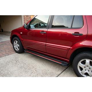 Side Steps Maya Red (2 pcs, Aluminum) Mercedes ML W163 1997-2005 photo 1