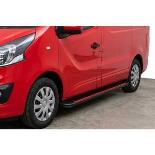 Side Steps Maya Red (2 pcs, Aluminum) Nissan NV300/Primastar 2016- photo 1