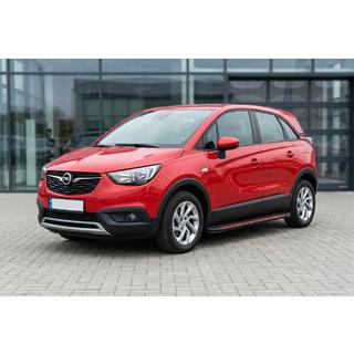 Side Steps Maya Red (2 pcs, Aluminum) Opel Crossland X 2017-2024 photo 1