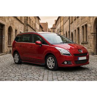 Side Steps Maya Red (2 pcs, Aluminum) Peugeot 5008 2009-2016 photo 1