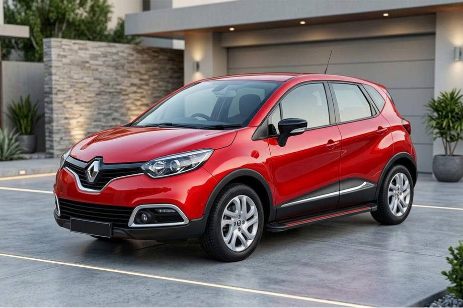 Renault Captur 2013-2019 Side Steps Maya Red (2 pcs, Aluminum) Photo 1