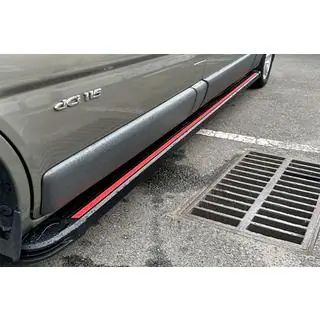Side Steps Maya Red-Black (2 pcs, Aluminum) photo 2