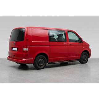 Side Steps Maya Red (2 pcs, Aluminum) Volkswagen T5 Caravelle 2004-2010 photo 1