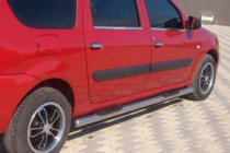 Lada Largus 2012- Side Pipes (2 pcs, Stainless Steel) photo 3