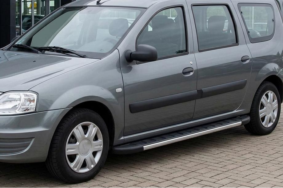 Lada Largus 2012- Side Steps Duru (2 pcs, Aluminum) Image