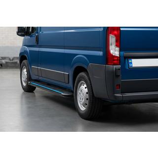 Side Steps Maya Blue (2 pcs, Aluminum) Citroen Jumper 2007-2025 photo 1