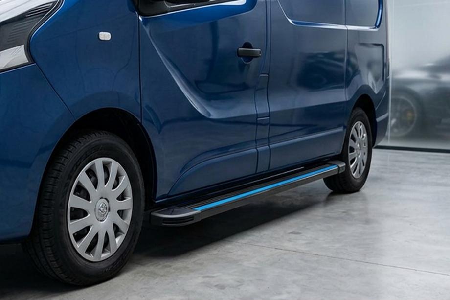 Fiat Talento 2016- Side Steps Maya Blue (2 pcs, Aluminum) Photo 1
