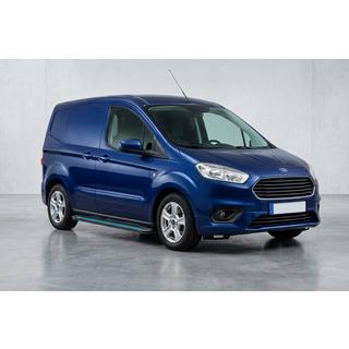 Side Steps Maya Blue (2 pcs, Aluminum) Ford Courier 2014-2023 photo 1