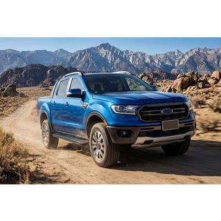Side Steps Maya Blue (2 pcs, Aluminum) Ford Ranger 2011–2022 photo 1