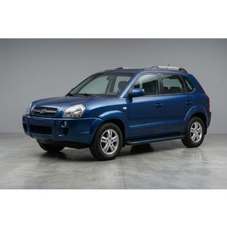 Side Steps Maya Blue (2 pcs, Aluminum) Hyundai Tucson JM 2004- photo 1