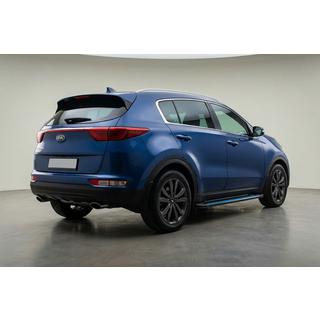 Side Steps Maya Blue (2 pcs, Aluminum) Kia Sportage 2015-2021 photo 1