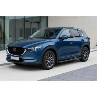 Side Steps Maya Blue (2 pcs, Aluminum) Mazda CX-5 2017–2025 photo 1