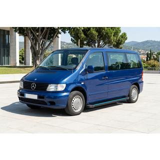 Side Steps Maya Blue (2 pcs, Aluminum) Mercedes Vito W638 1996-2003 photo 1