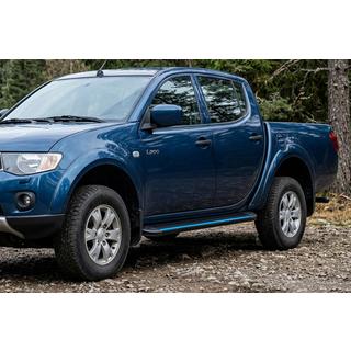 Side Steps Maya Blue (2 pcs, Aluminum) Mitsubishi L200 2015-2024 photo 1