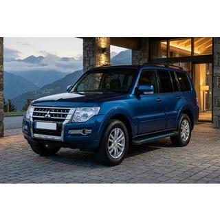 Side Steps Maya Blue (2 pcs, Aluminum) Mitsubishi Pajero Wagon IV 2006-2021 photo 1