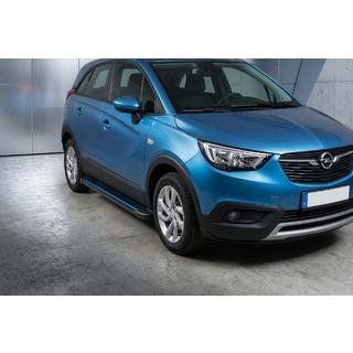 Side Steps Maya Blue (2 pcs, Aluminum) Opel Crossland X 2017-2024 photo 1