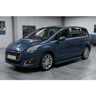 Side Steps Maya Blue (2 pcs, Aluminum) Peugeot 5008 2009-2016 photo 1