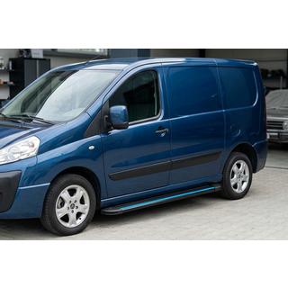 Side Steps Maya Blue (2 pcs, Aluminum) Peugeot Expert 2007-2016 photo 1