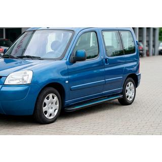 Side Steps Maya Blue (2 pcs, Aluminum) Peugeot Partner 1996-2008 photo 1