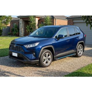 Side Steps Maya Blue (2 pcs, Aluminum) Toyota Rav 4 2019–2025 photo 1