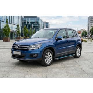 Side Steps Maya Blue (2 pcs, Aluminum) Volkswagen Tiguan 2007-2016 photo 1