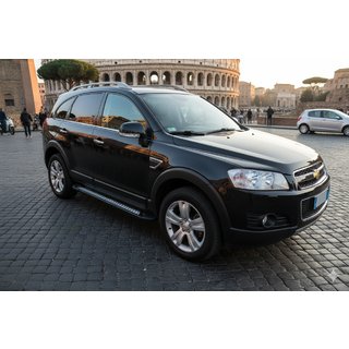 Side Steps Vision New Black (2 pcs, Aluminum) Chevrolet Captiva 2006-2019 photo 1