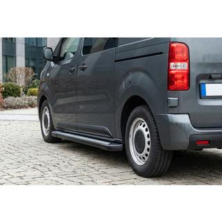 Side Steps New Vision Black (2 pcs, Aluminum) Citroen Jumpy 2007–2017 photo 1