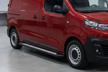 Citroen Jumpy/Dispatch 2017- Side Steps Vision New Black (2 pcs, Aluminum) photo 1
