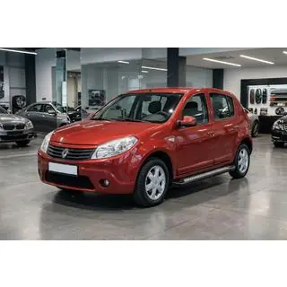 Side Steps New Vision Black (2 pcs, Aluminum) Dacia Sandero 2007-2013 photo 1