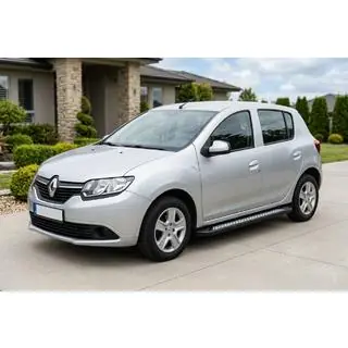 Side Steps New Vision Black (2 pcs, Aluminum) Dacia Sandero 2013-2020 photo 1