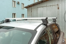 Daewoo Lanos 1998-2017 Roof Rack Ercul V4 (Chrome, Pair) photo 1