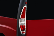 Fiat Doblo I 2001-2005 Chrome Tail Light Covers (2 pcs, Stainless Steel) Carmos - Turkish Stainless Steel photo 1