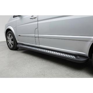 Side Steps New Vision Black (2 pcs, Aluminum) Mercedes Vito W639 2004-2014 photo 1