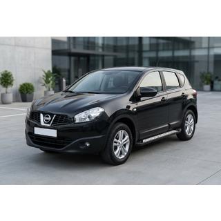Side Steps Vision New Black (2 pcs, Aluminum) Nissan Qashqai 2010-2014 photo 1