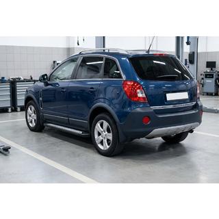 Side Steps Vision New Black (2 pcs, Aluminum) Opel Antara 2006-2017 photo 1