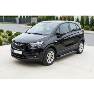 Side Steps New Vision Black (2 pcs, Aluminum) Opel Crossland X 2017-2024 photo 2